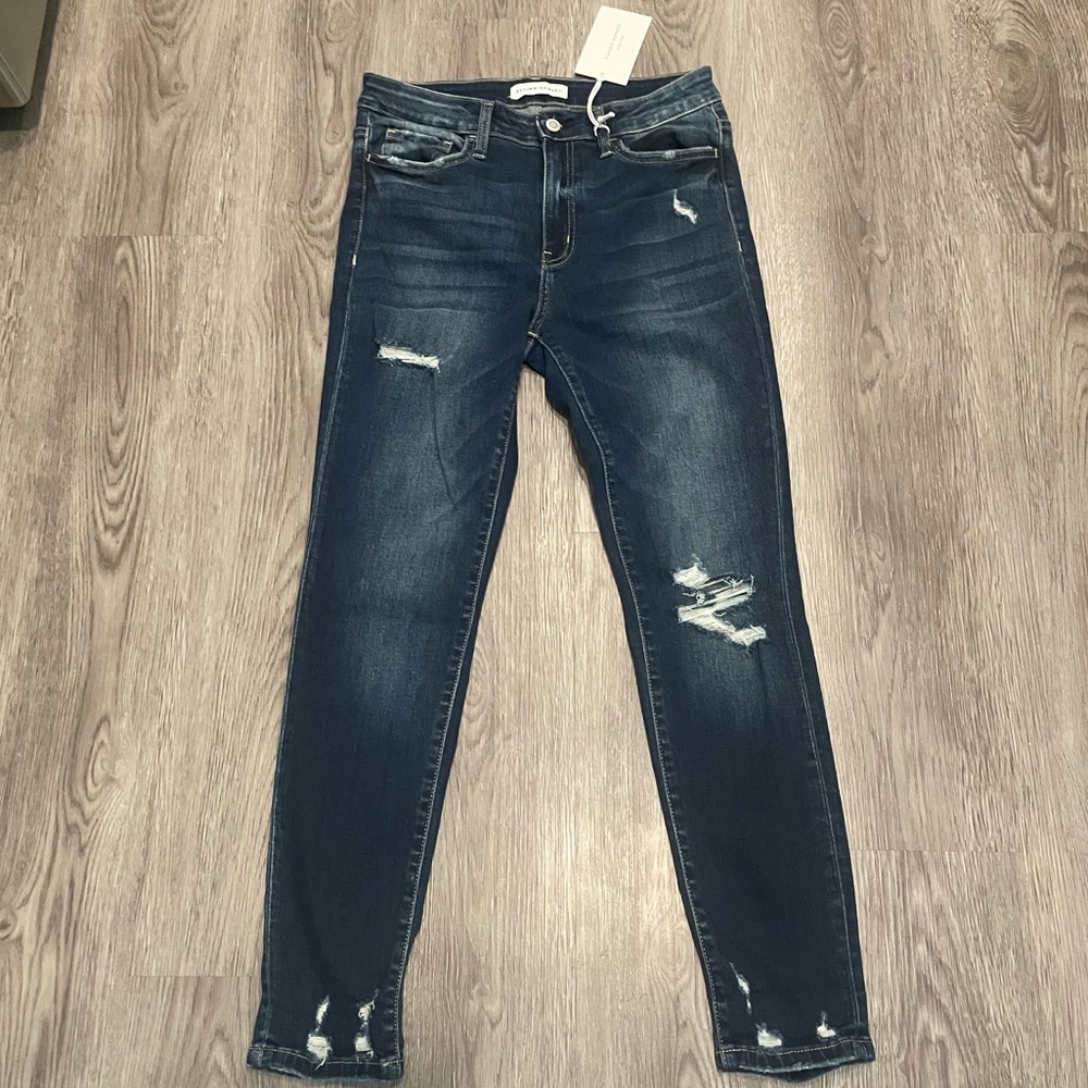 *BRAND NEW* Flying Monkey High Rise Distressed Cuff Skinny Jean size 29
